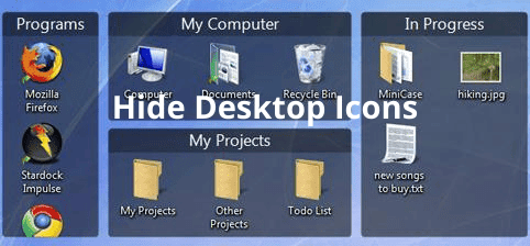 How to Hide Desktop Icons