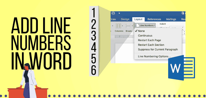 Add Line Numbers in Word