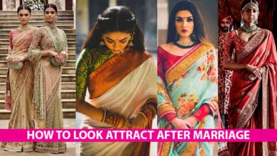 HOW TO LOOK STYLISH IN SAREE AFTER MARRIAGE