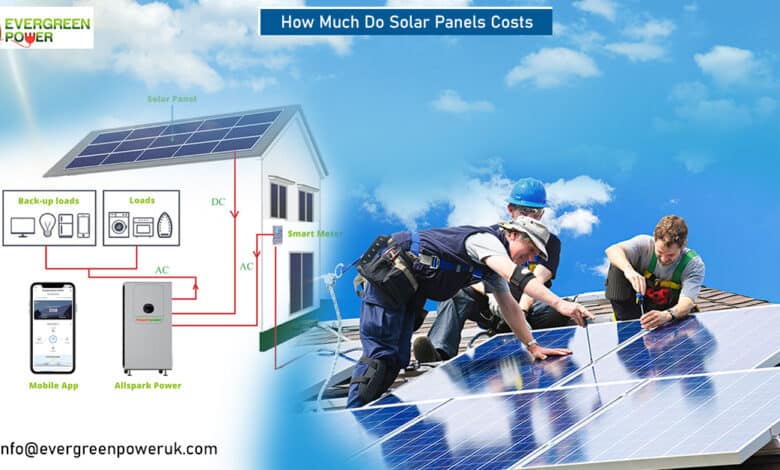 What is the total cost to install a solar panel in UK?