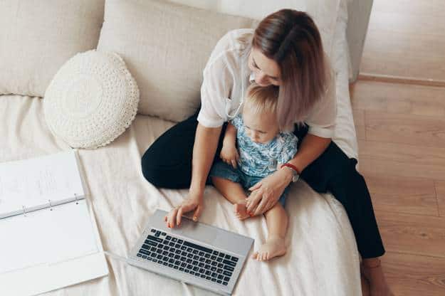 Tips to keep your baby busy during the pandemic while working from home