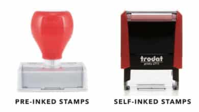 Pre-Ink and Self-Ink Stamps